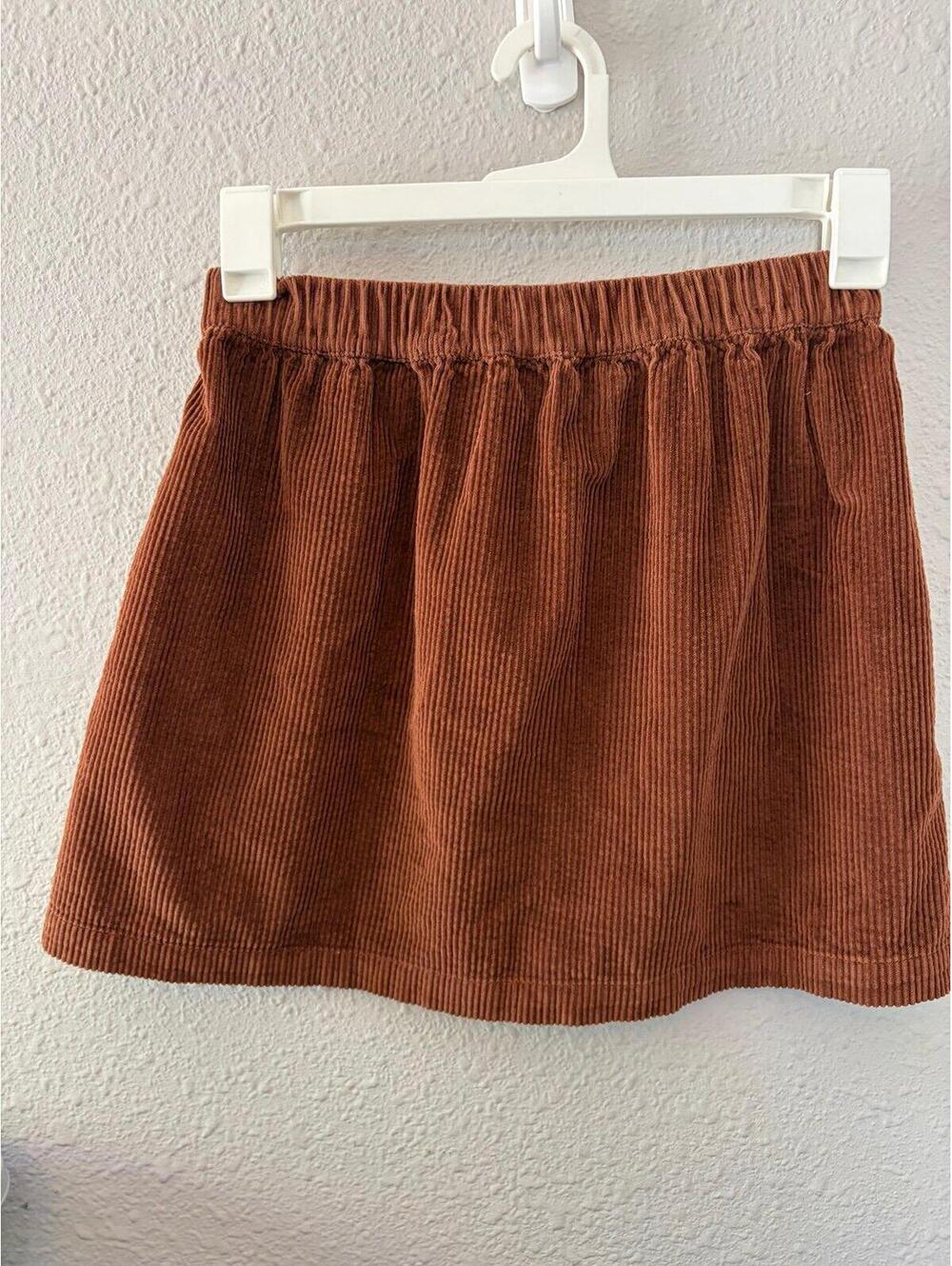American Eagle brown corduroy skirt size M - Picture 3 of 3